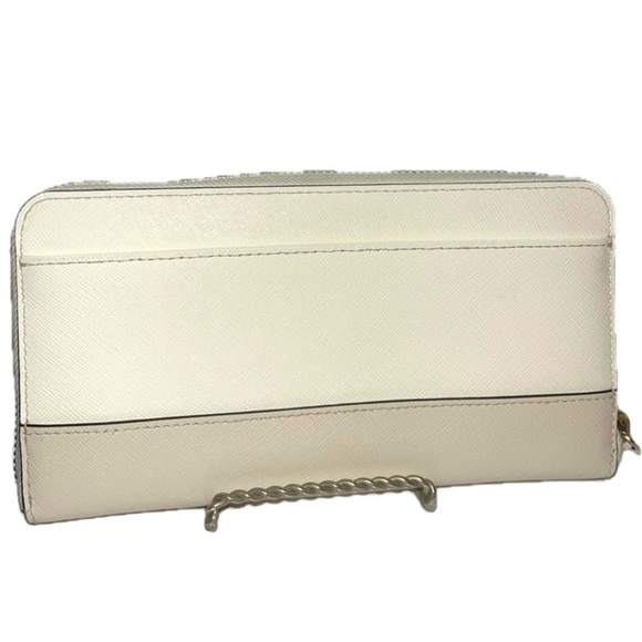 Kate Spade New York Neda Laurel Way Zip Around Wallet WLRU2670 Cement/Pumice - Picture 5 of 14